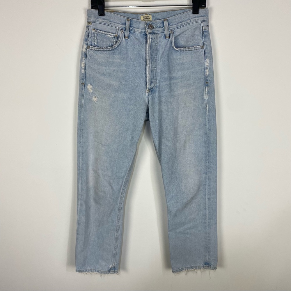 Citizens of Humanity Light Blue Cropped Ankle Jeans